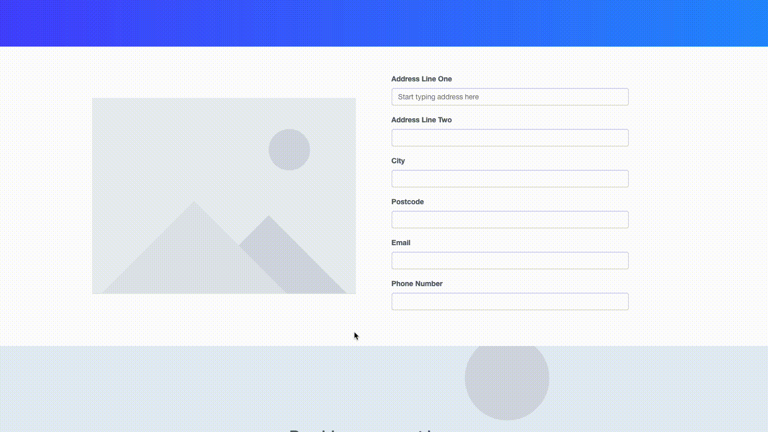 Activate Address Finder on your address collection forms-screenshot